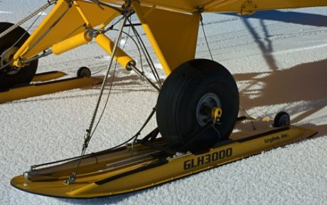 GLH-3000 Composite/Carbon Fiber Hydraulic Wheel Ski: Super Cub and Husky